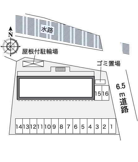 ファーストK(35239)の駐車配置図