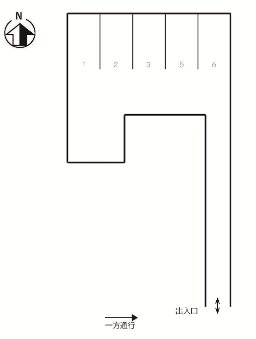 861の駐車配置図