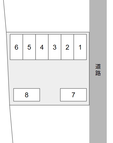 スマイルパーク44号の駐車配置図