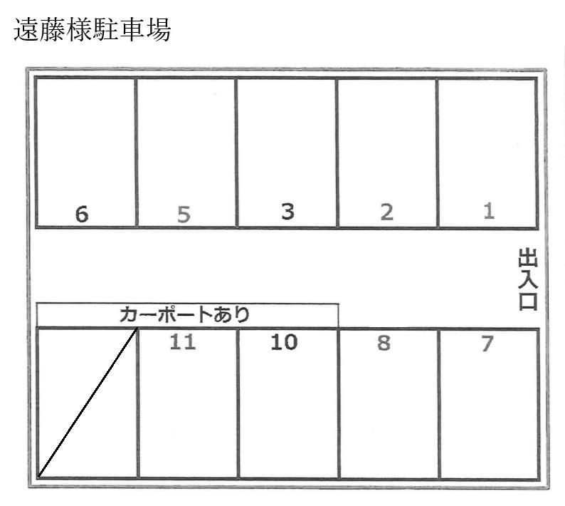 325駐車場の駐車配置図