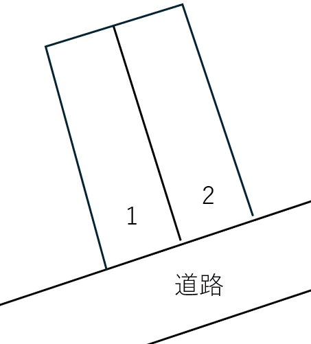 愛宕町濱村パーク月極駐車場の駐車配置図