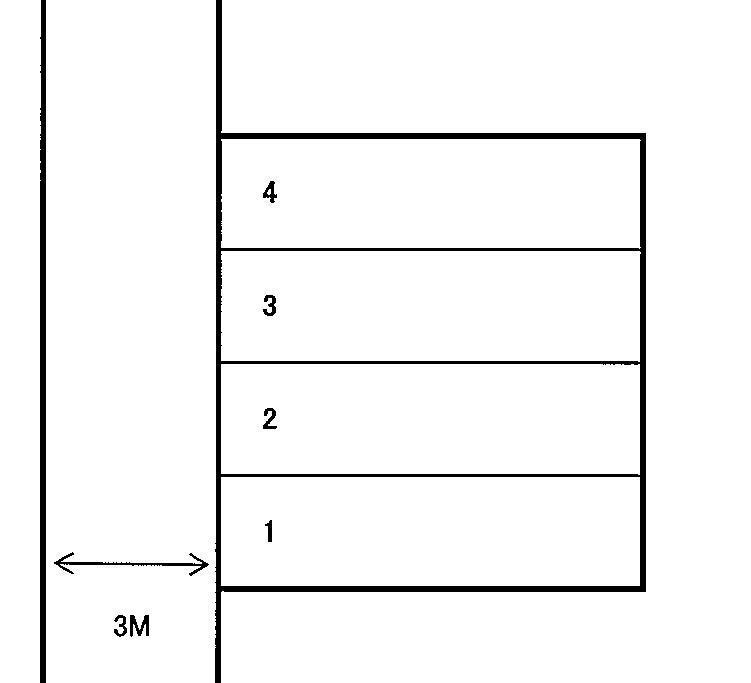 さとる駐車場の駐車配置図