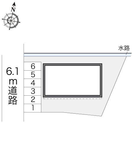 クラージュ富塚Ⅱ(13834)の駐車配置図