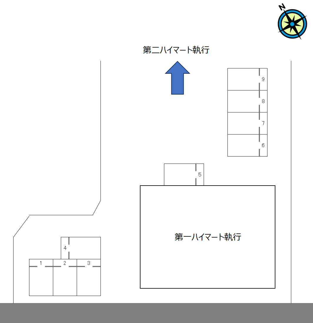第一ハイマート執行の駐車配置図