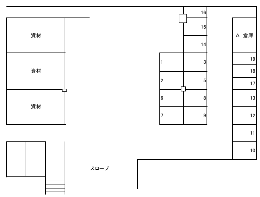 ラインパーク江古田の駐車配置図