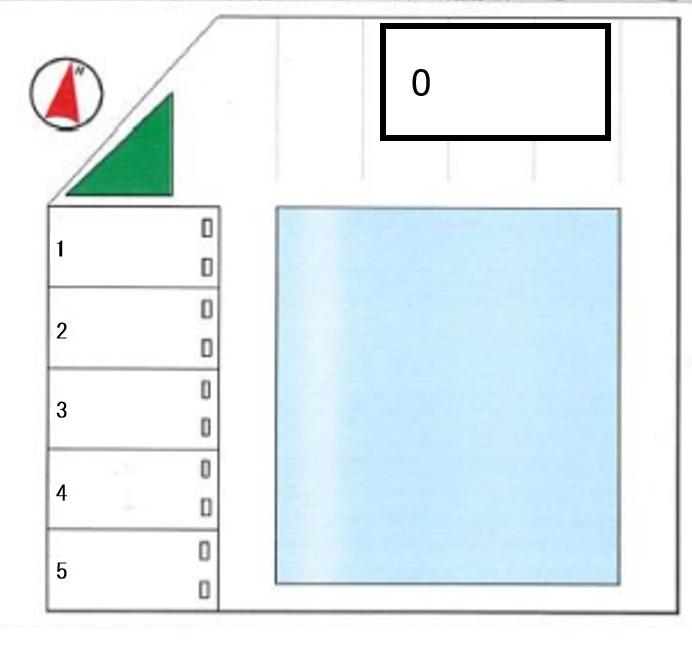パルネット関村 敷地内月極駐車場の駐車配置図
