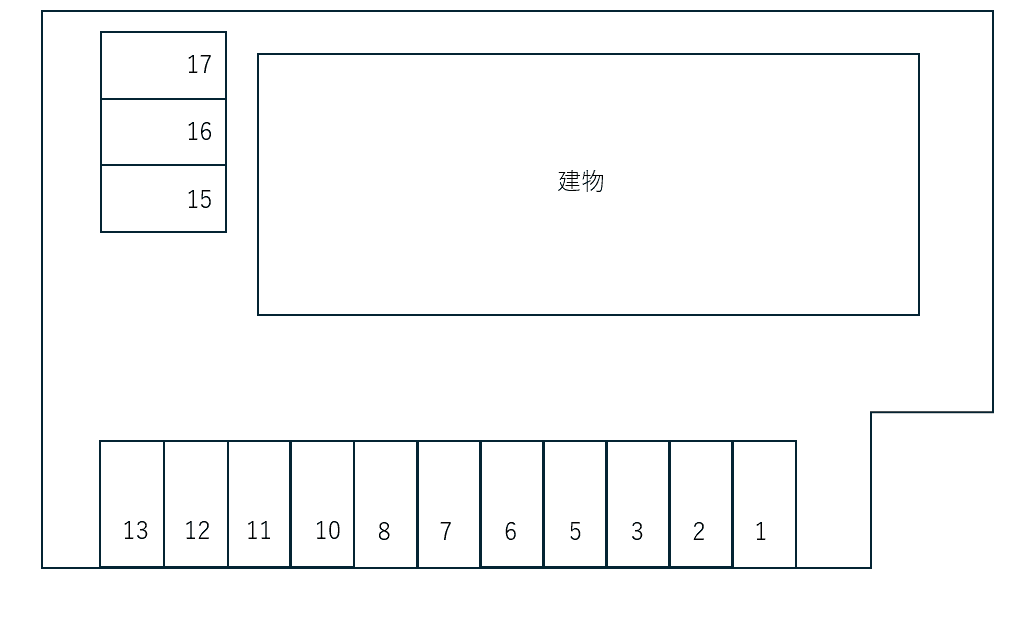 Sol Levanteの駐車配置図