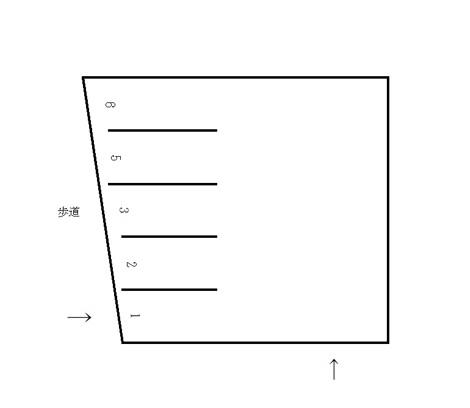 大山1丁目パーキングの駐車配置図