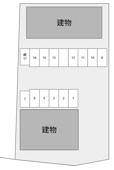 CASA LIBERTA AB別駐車場の駐車配置図