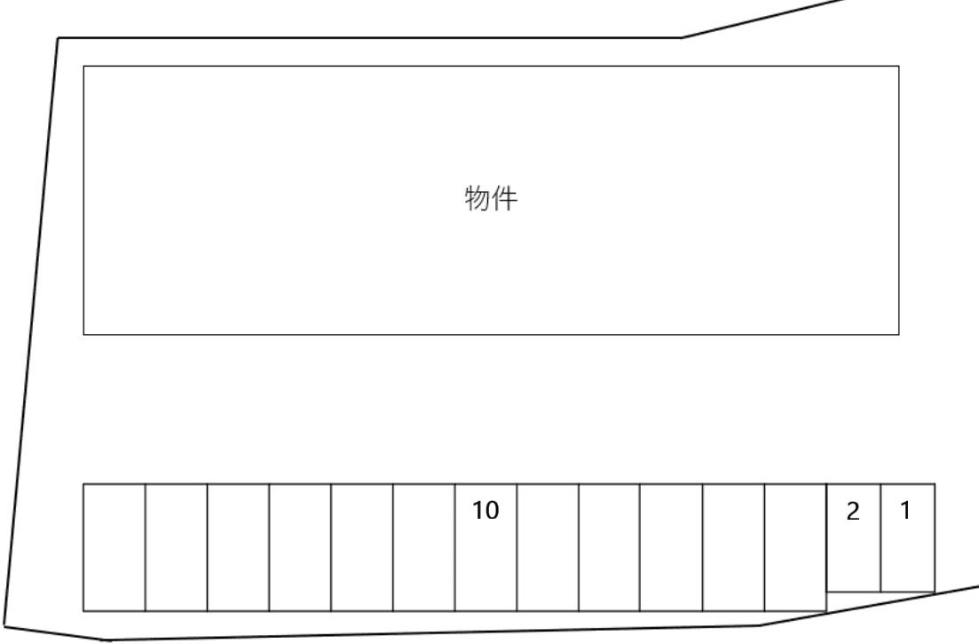 シャルマン別駐車場の駐車配置図