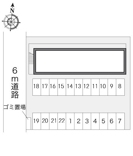 シャルマン(14112)の駐車配置図