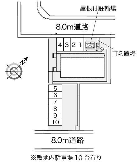 シャスティMS(38950)の駐車配置図