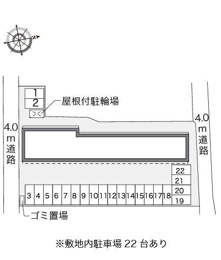 きらら(40150)の駐車配置図