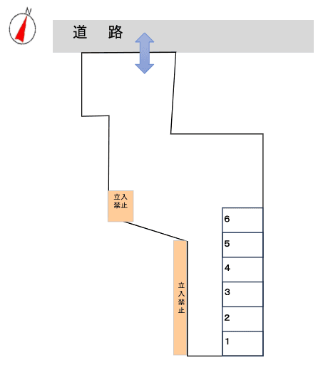 西大島KS駐車場の駐車配置図