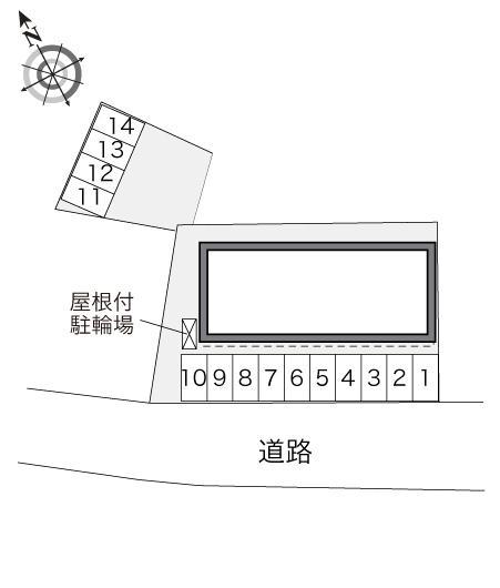 ヌーヴォグラン二本松(33748)の駐車配置図