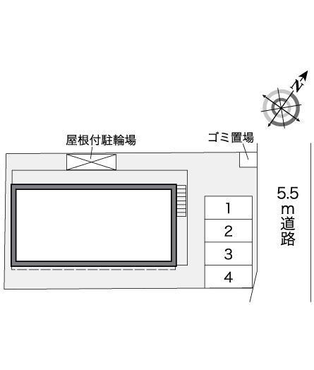 猪之越(38069)の駐車配置図