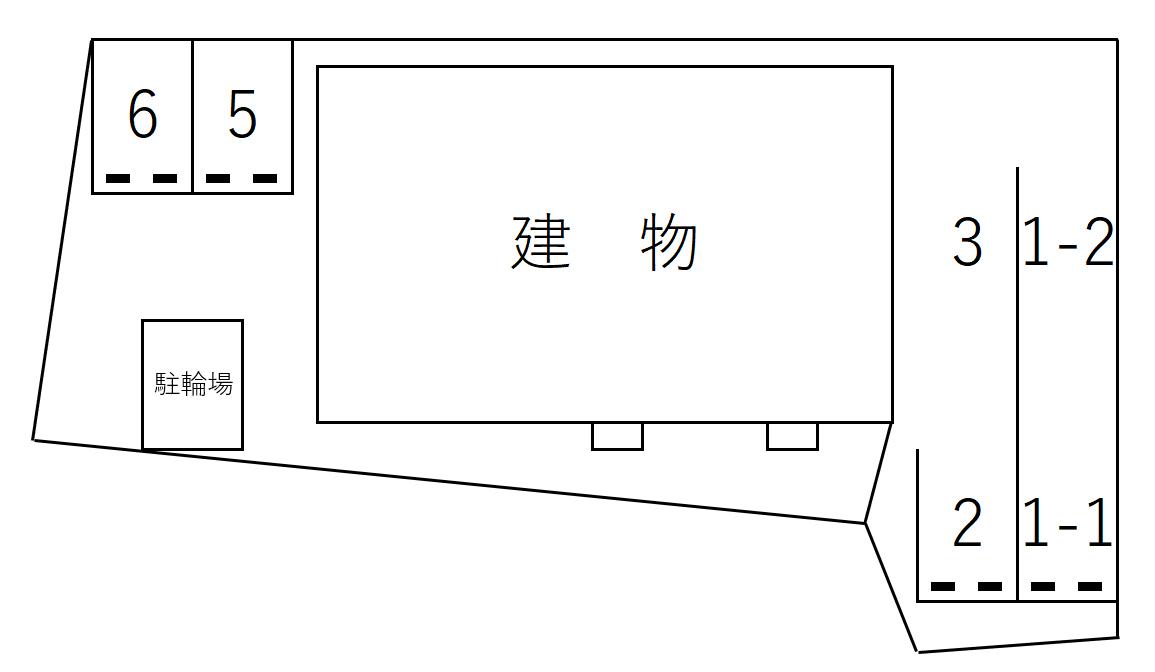 M de Fの駐車配置図