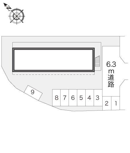 トウィンクル上星川(14701)の駐車配置図