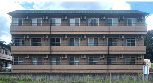 竜王町山之上ハイツの外観・駐車場イメージ2枚目