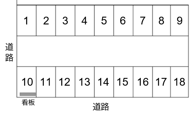 32駐車場の駐車配置図