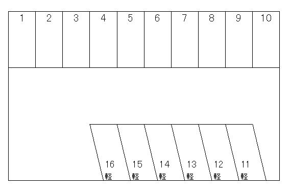 MTパーキングの駐車配置図
