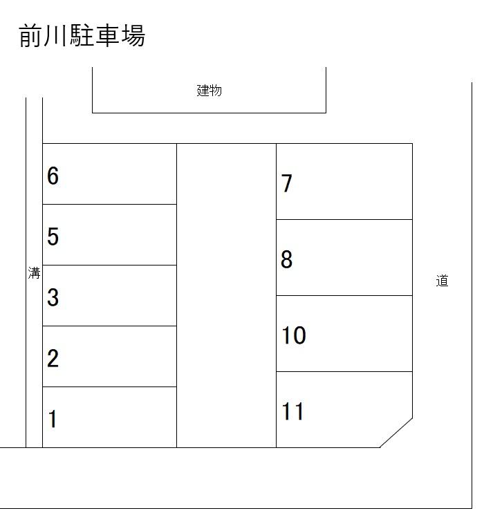 M額新保2丁目駐車場の駐車配置図
