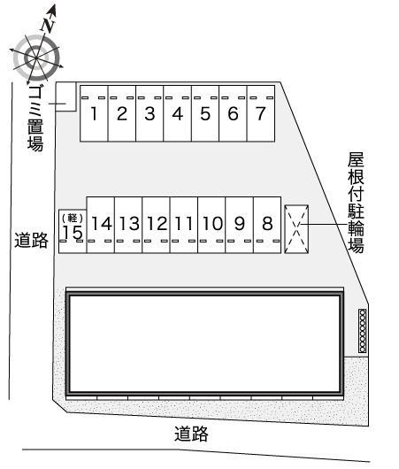 レオルピナスⅡ(44576)の駐車配置図