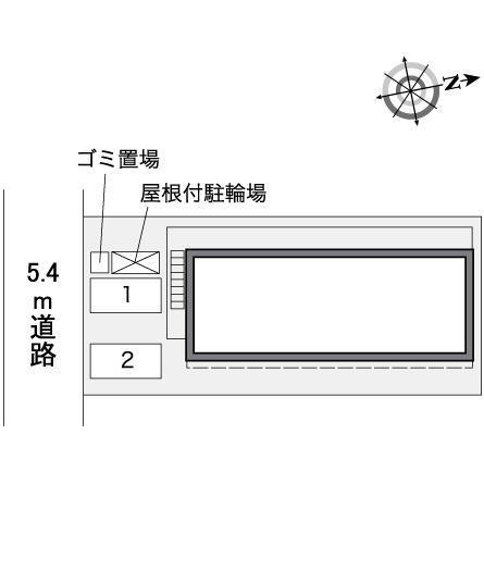 ラズベリー(37057)の駐車配置図