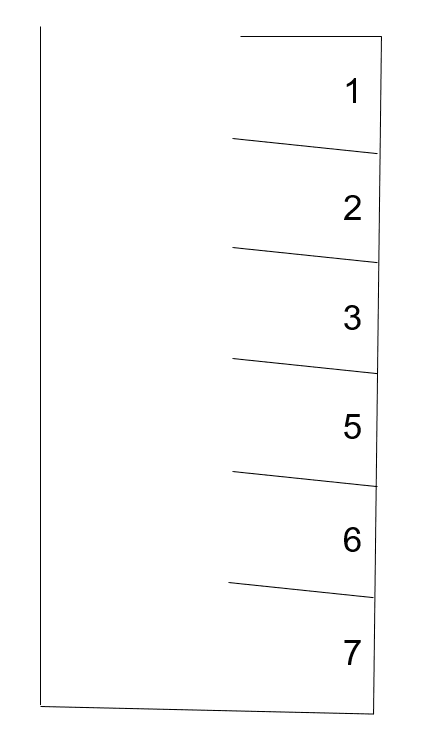 伊藤外山パーキングの駐車配置図