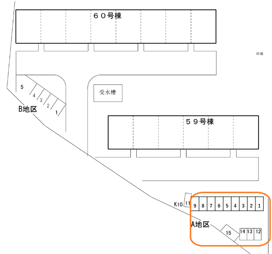 東照宮_A地区の駐車配置図