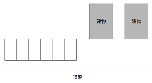 東橋本3丁目駐車場の駐車配置図