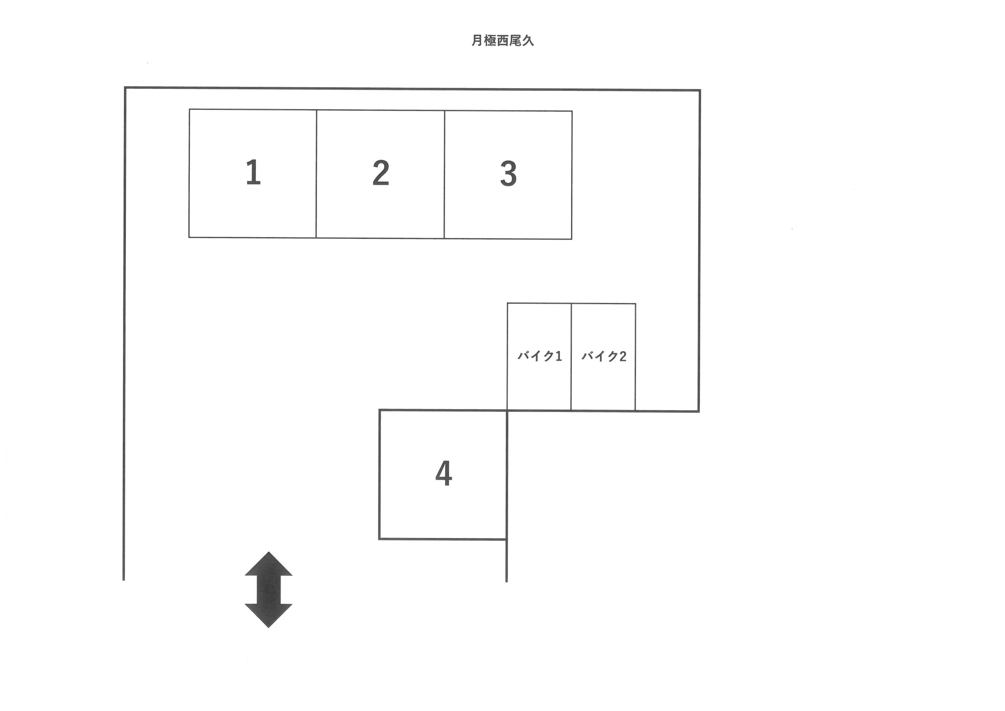PARKMAX 西尾久の駐車配置図