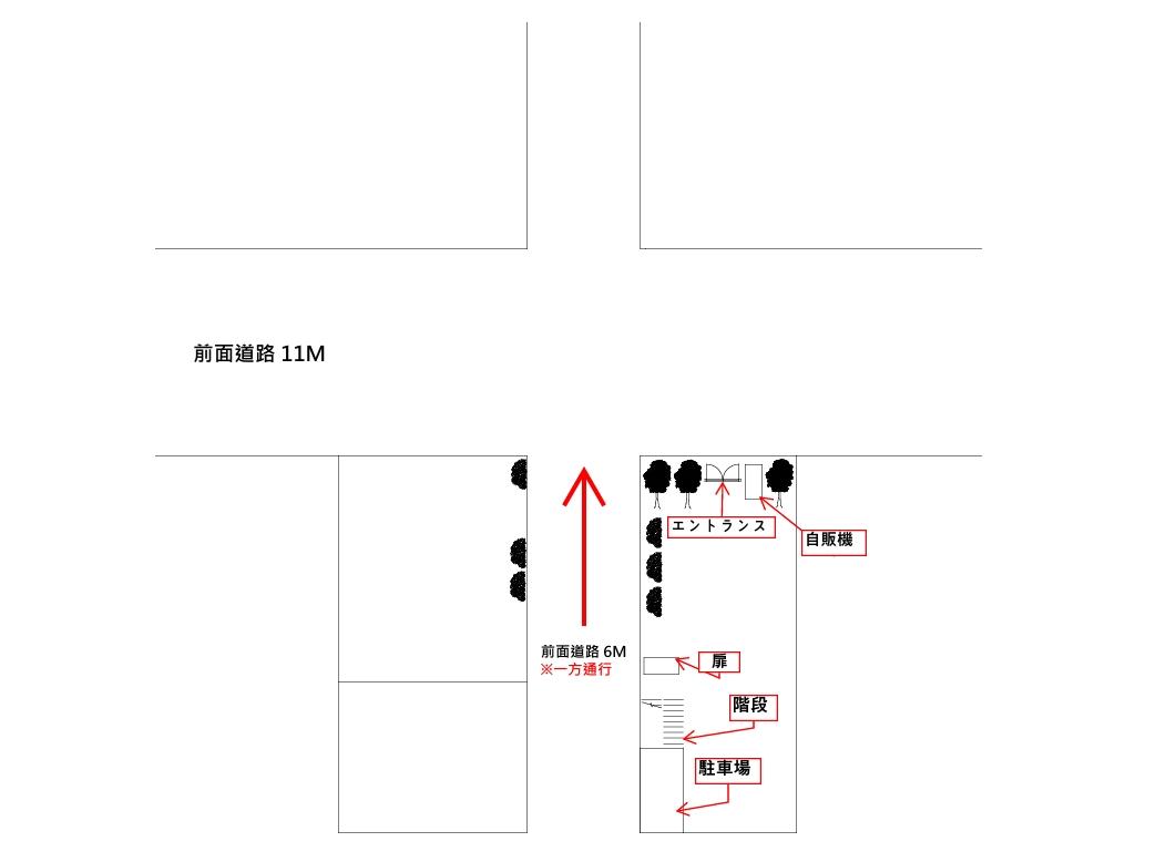 台東2丁目駐車場の駐車配置図