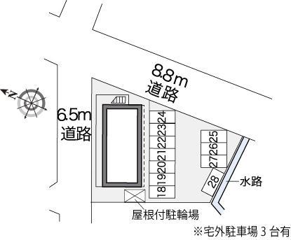 PineroadⅡ(19869)の駐車配置図