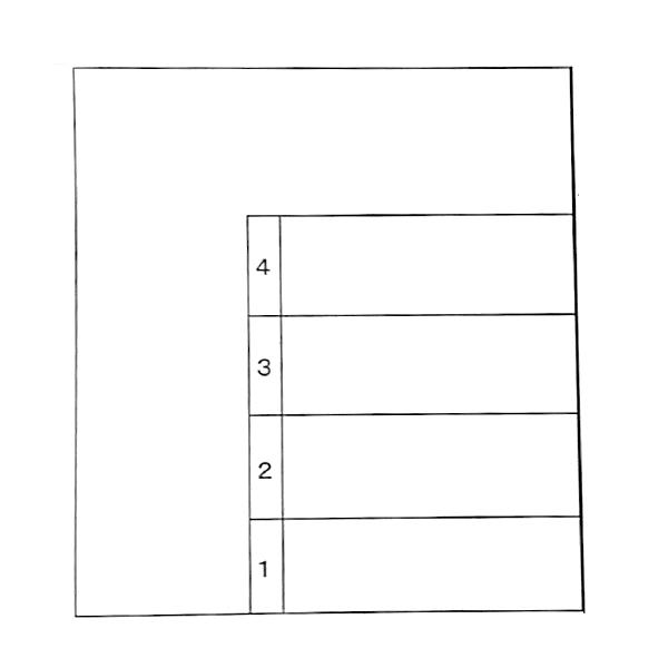 日向駐車場の駐車配置図