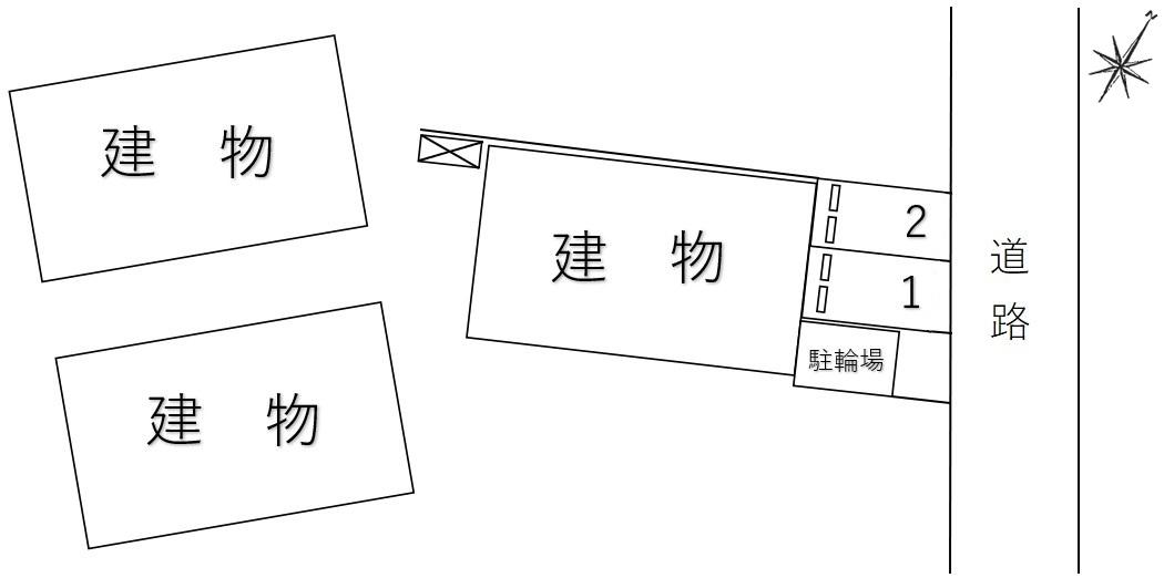 DUPLEX シノギⅠの駐車配置図