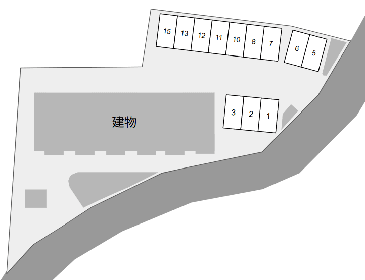 フォンターナ EST・Ⅲの駐車配置図