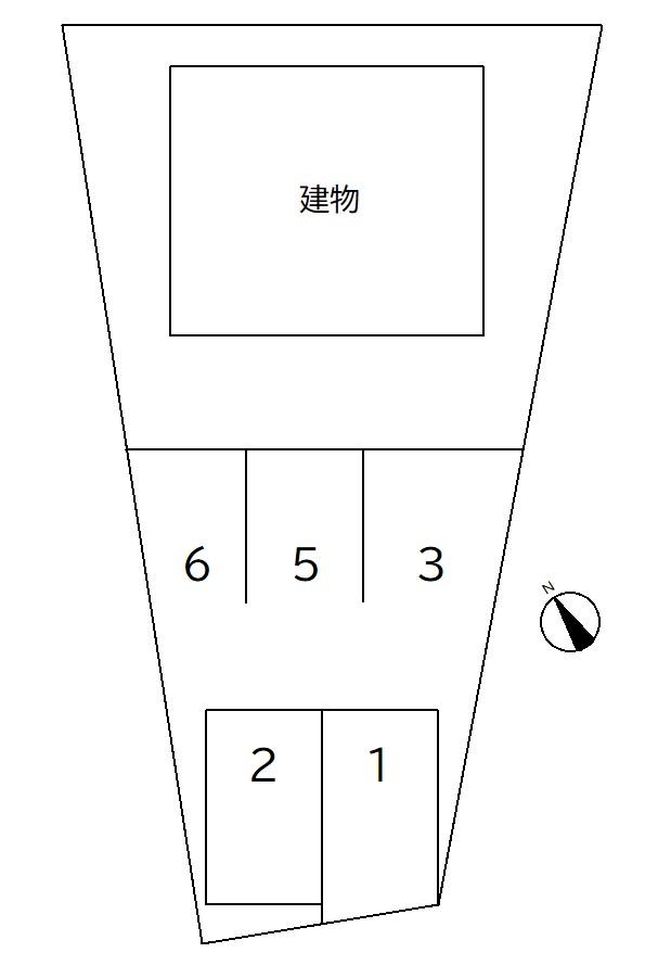 60880HALVESTの駐車配置図