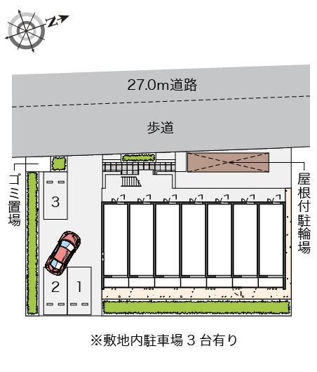 クレイノアリエス(57494)の駐車配置図