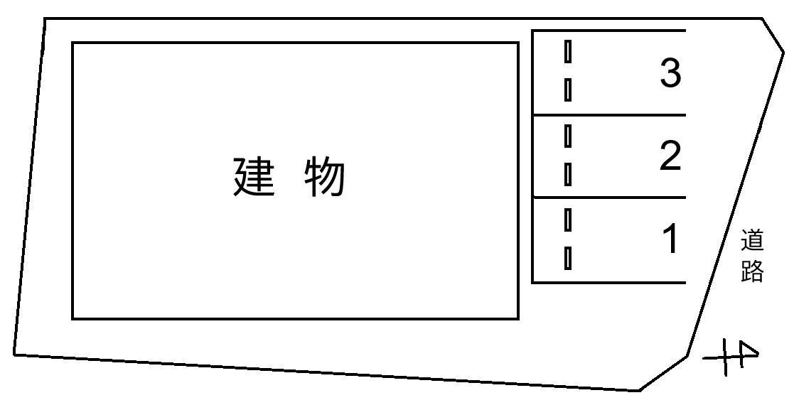 80188Siesta Ⅰの駐車配置図
