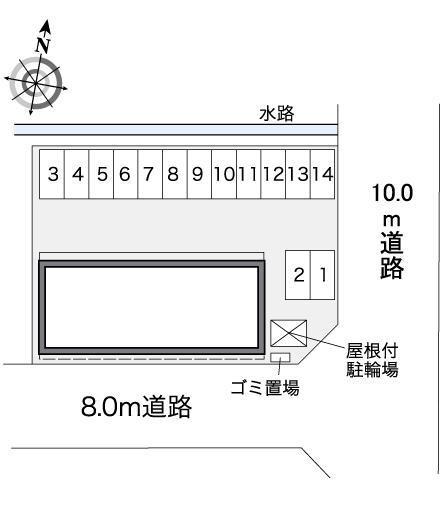 エーデルハイム(38266)の駐車配置図