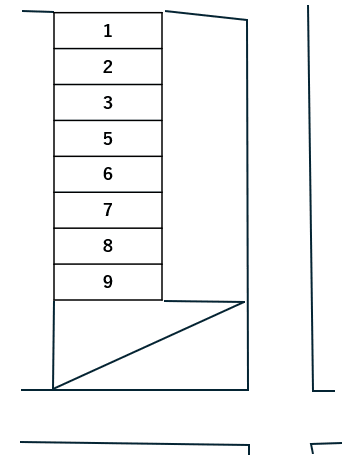 林駐車場の駐車配置図