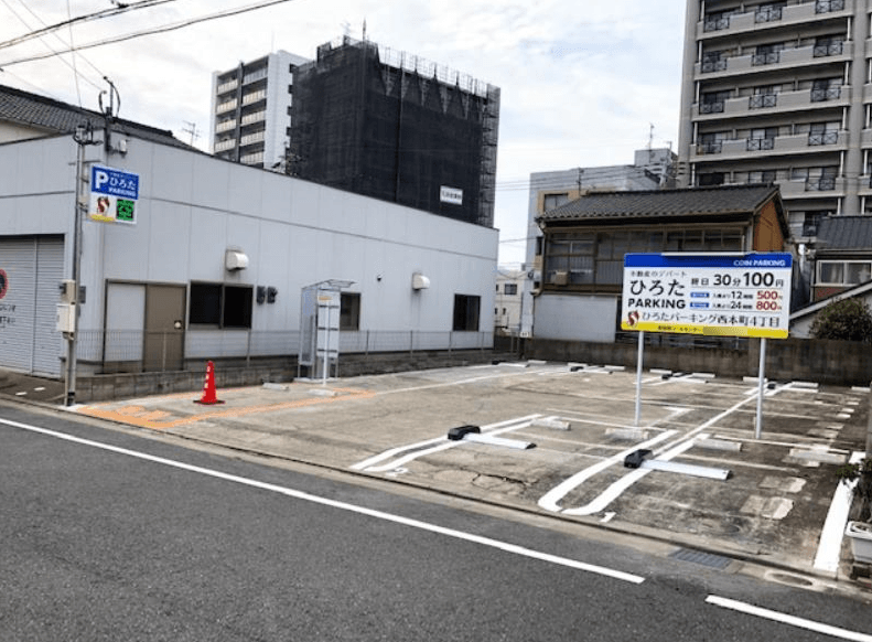 西本町4丁目駐車場NO.2(ひろたパーキング西本町4丁目)の外観・駐車場イメージ3枚目