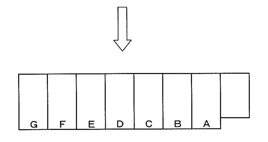 家満喜ガレージ2の駐車配置図
