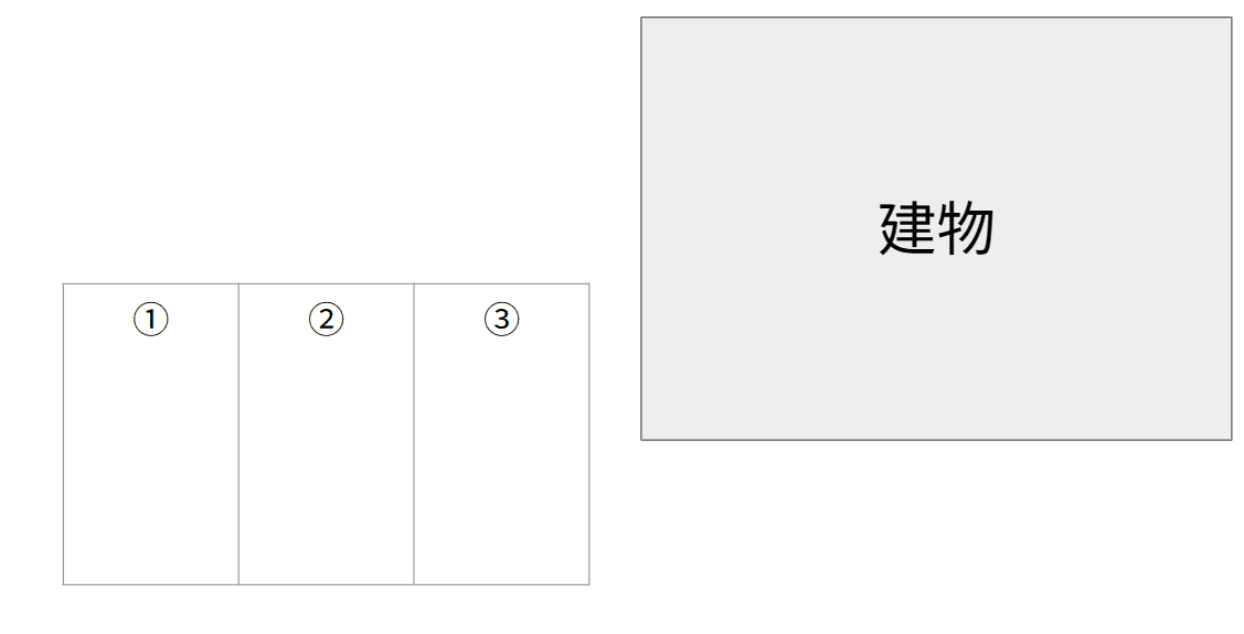 加藤駐車場の駐車配置図