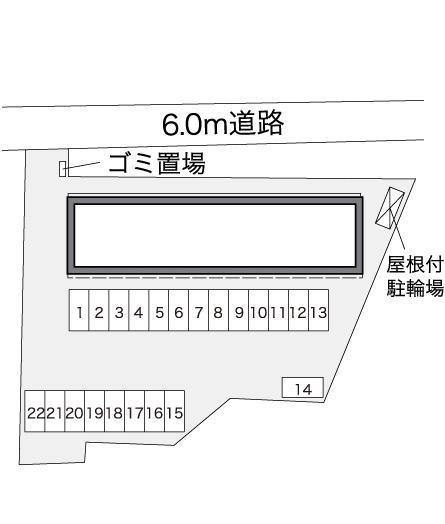 サニースポット(37736)の駐車配置図