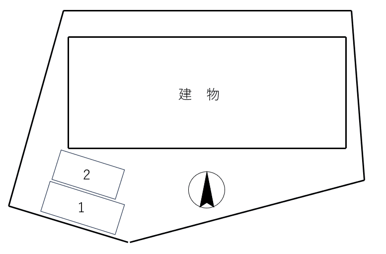 あんしん+日置荘西町08-4002の駐車配置図