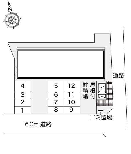 ディアコート(44877)の駐車配置図