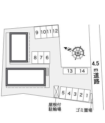 サンフラワー(38504)の駐車配置図