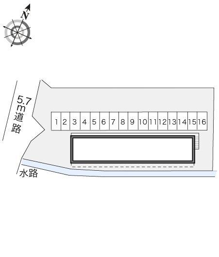 αアルファー(10626)の駐車配置図